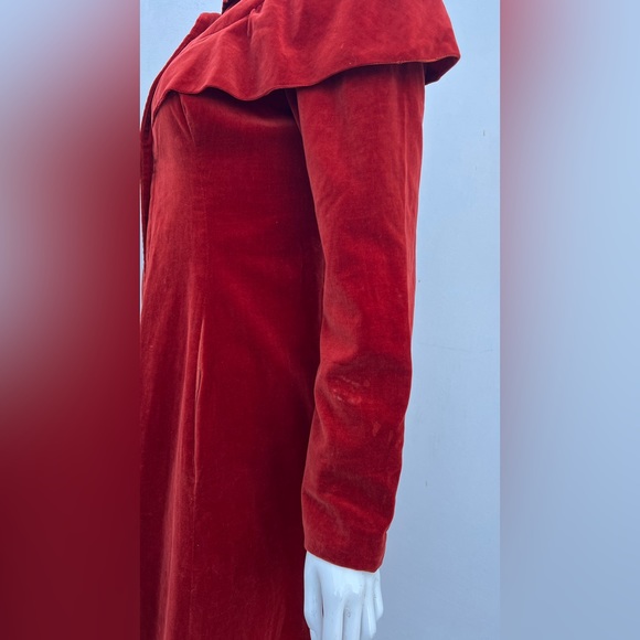 VTG Burnt Orange Princess Coat - Picture 4 of 16